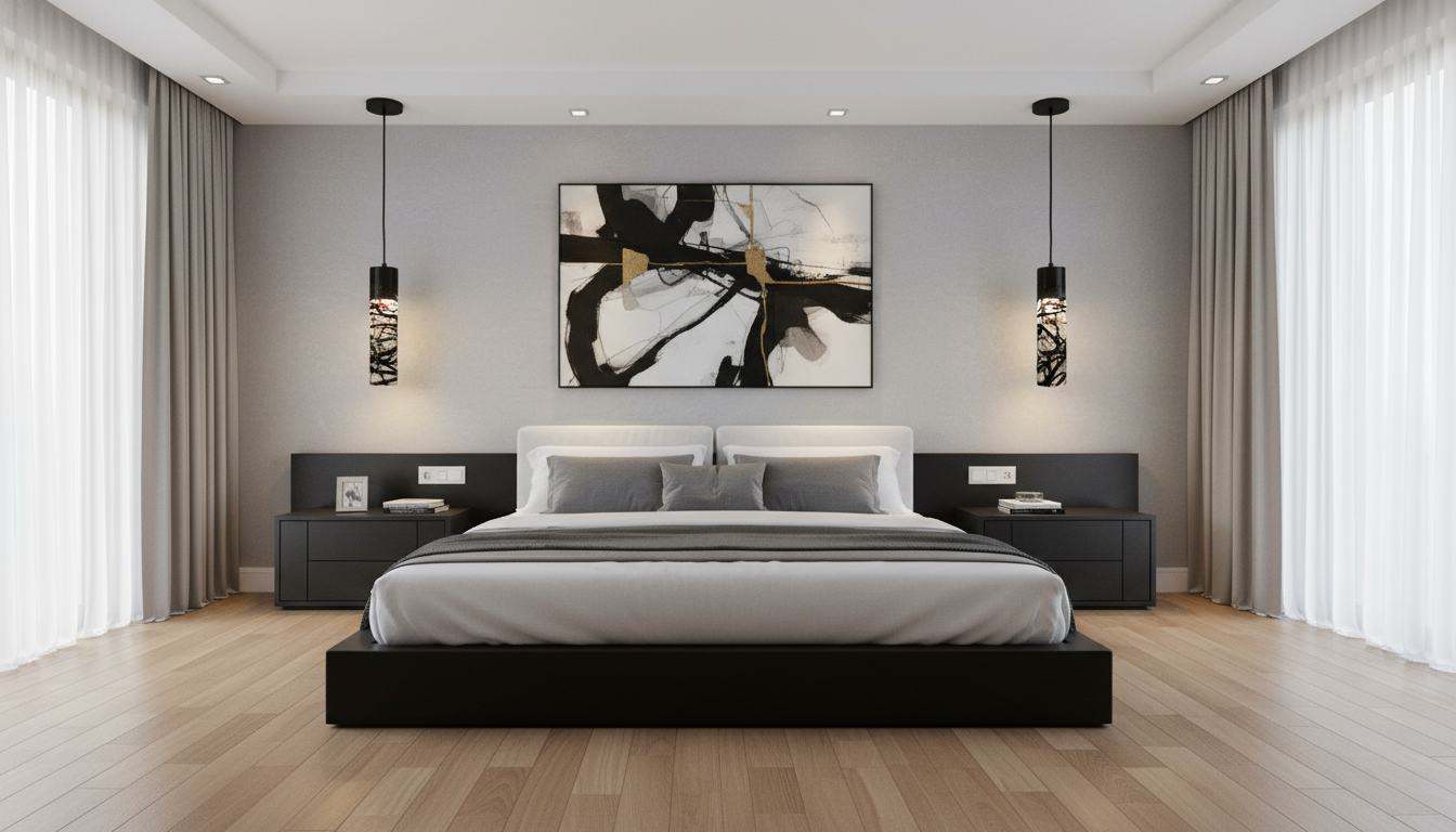 Lampara colgante de vidrio "Scribbles"