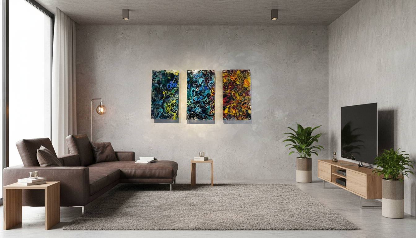 Wall art "stringer-mania"