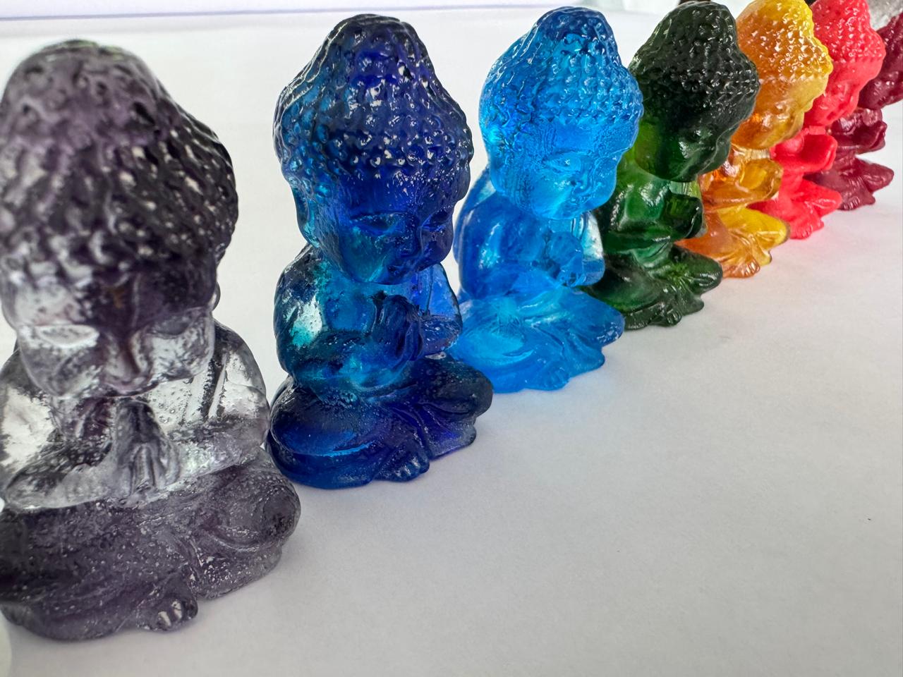 Buddha Escultura de vidrio