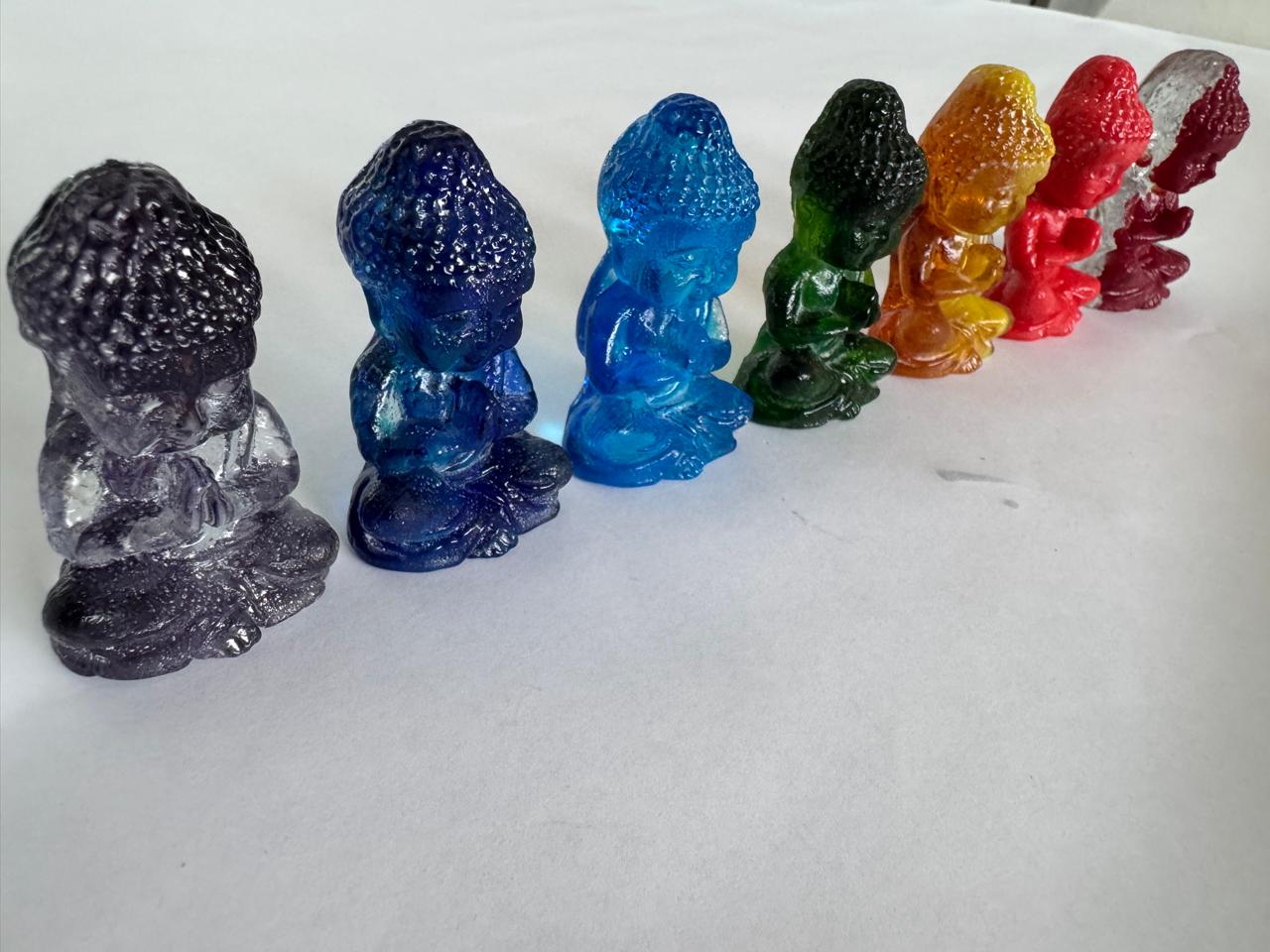 Buddha Escultura de vidrio