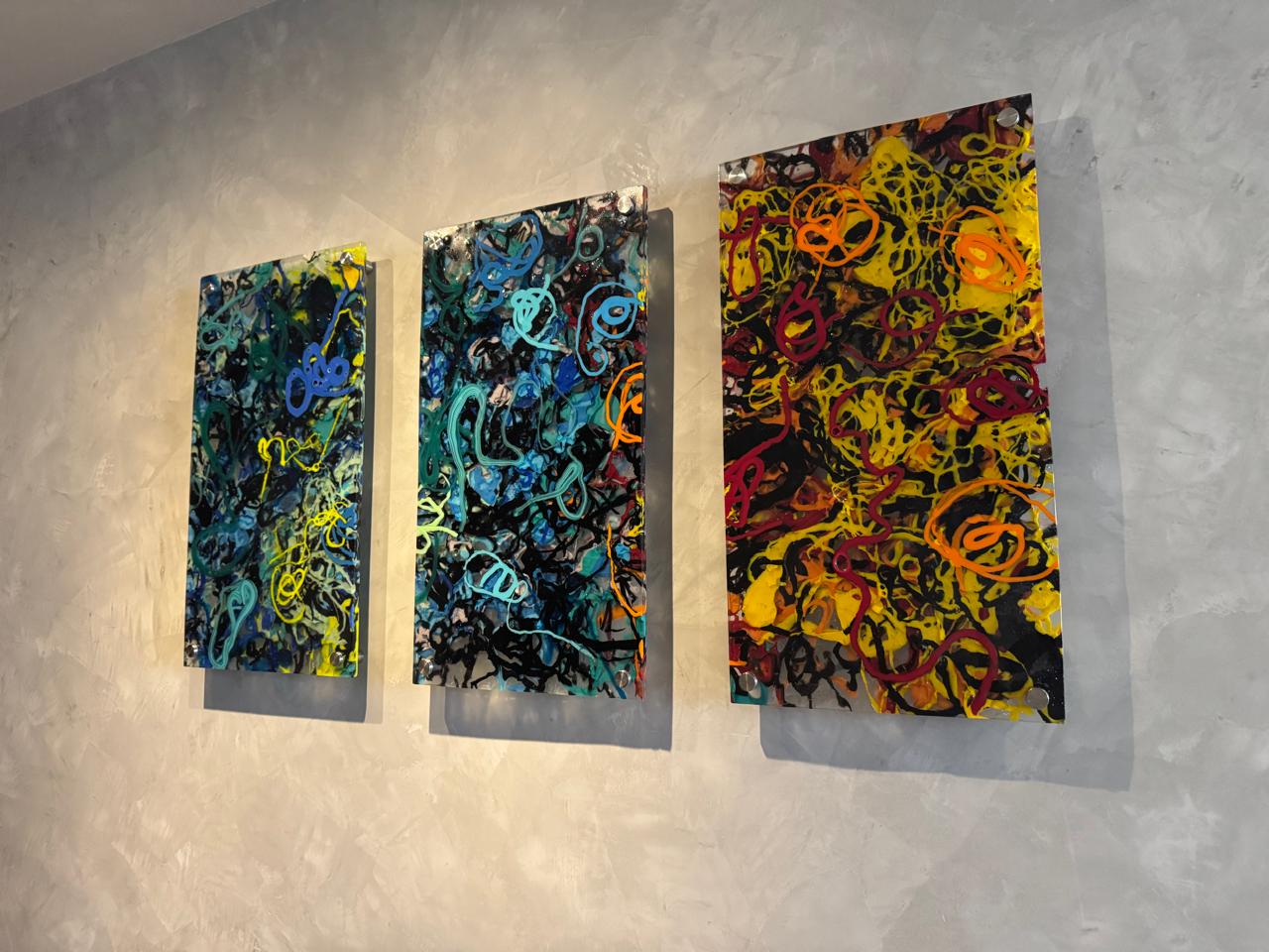 Wall art "stringer-mania"