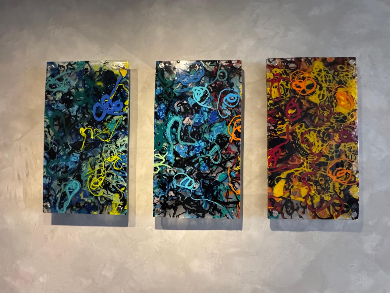 Wall art "stringer-mania"