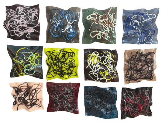 Wall art de vidrio "scribbles"