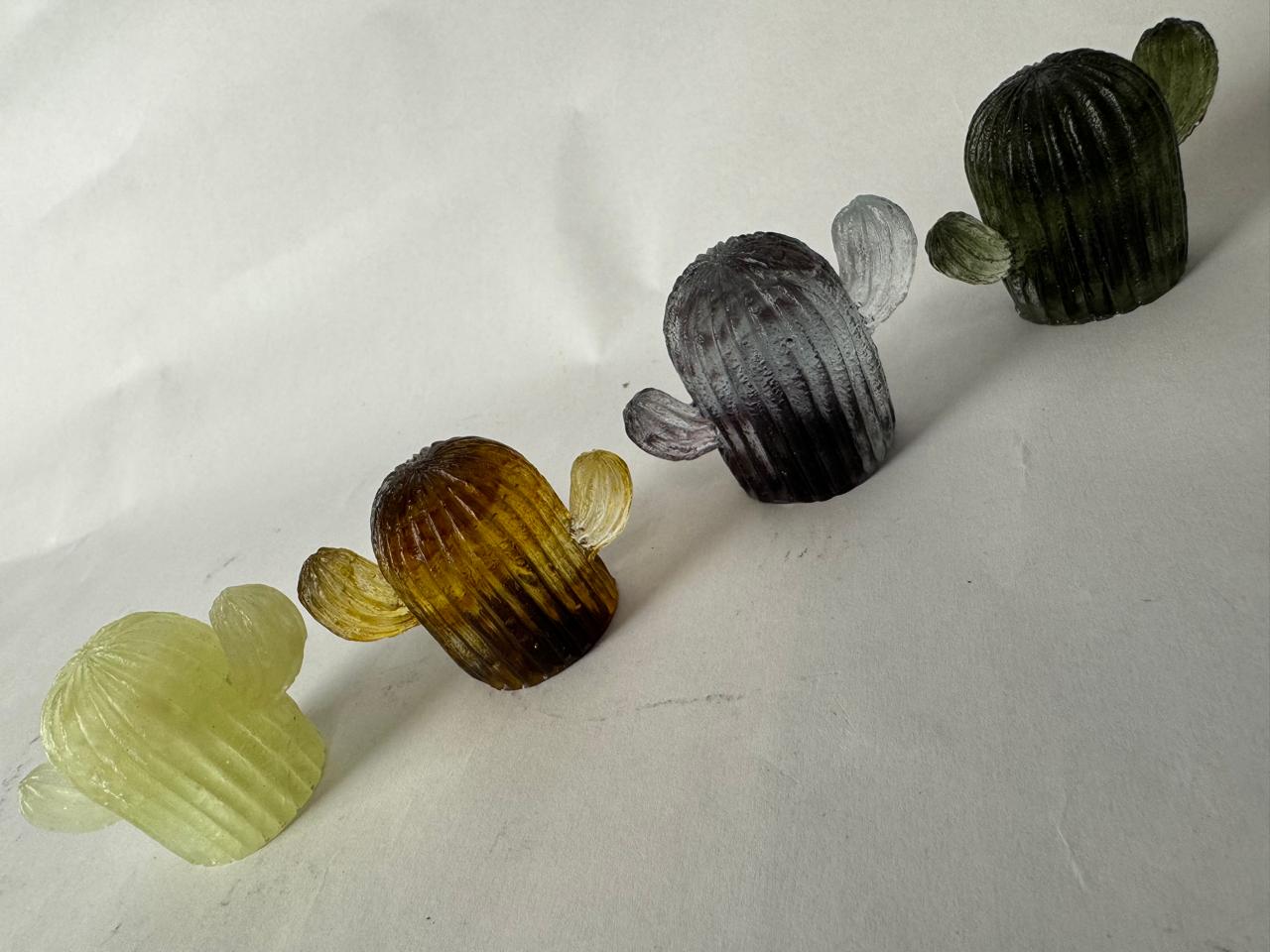 Cactus Escultura de vidrio