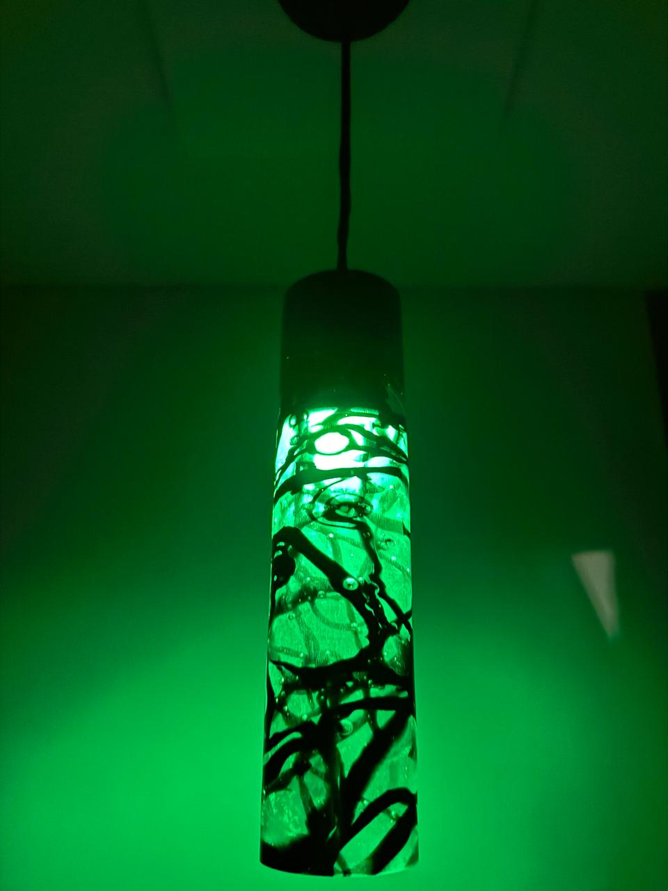 Lampara colgante de vidrio "Scribbles"