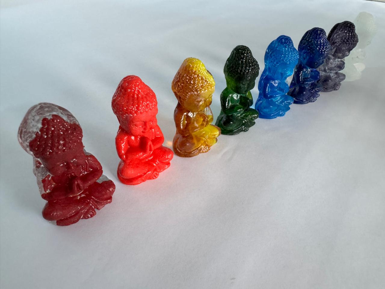 Buddha Escultura de vidrio