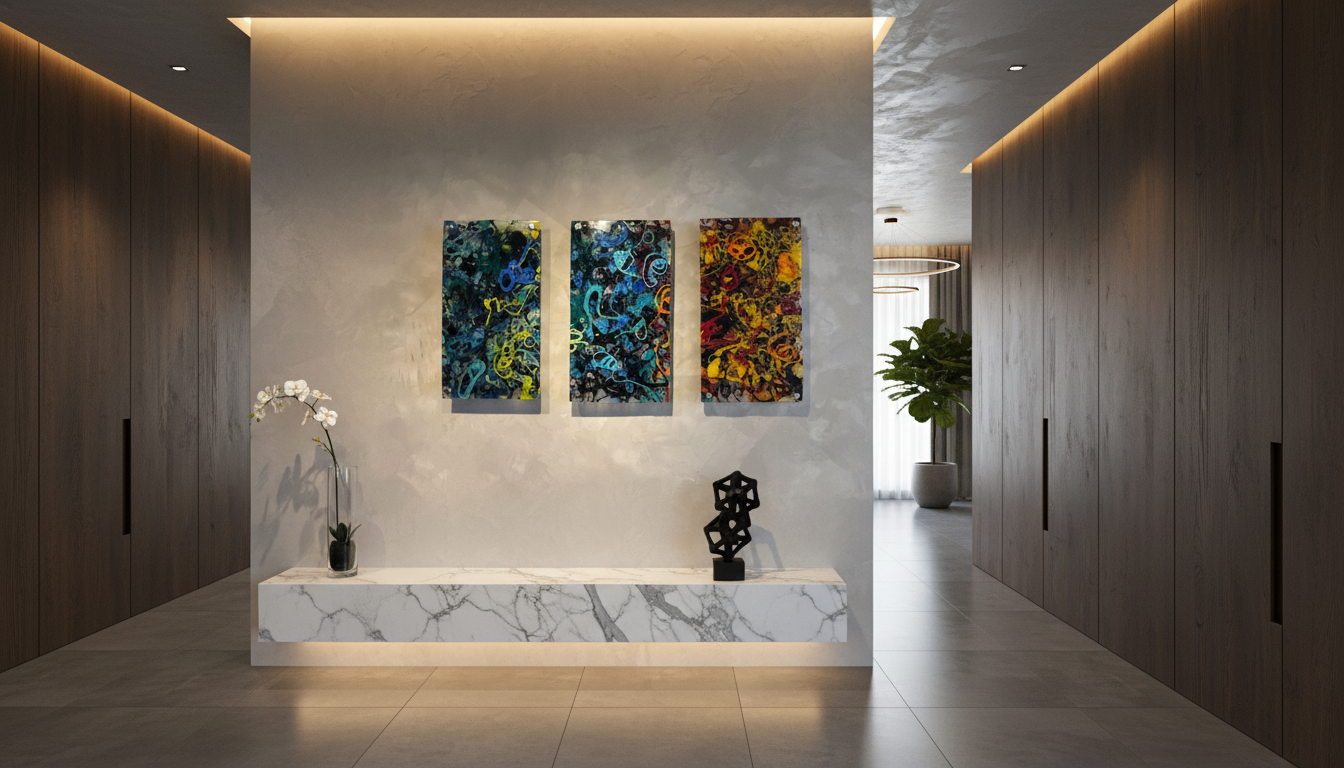 Wall art "stringer-mania"